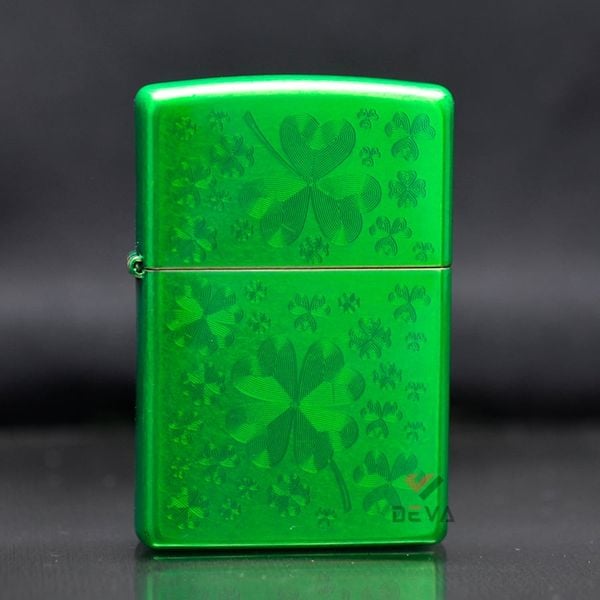 Zippo mỹ chính hãng đồng cỏ 4 lá Clover Meadow Z54