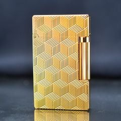 Bật lửa Dupont ô vuông 3D mã D49