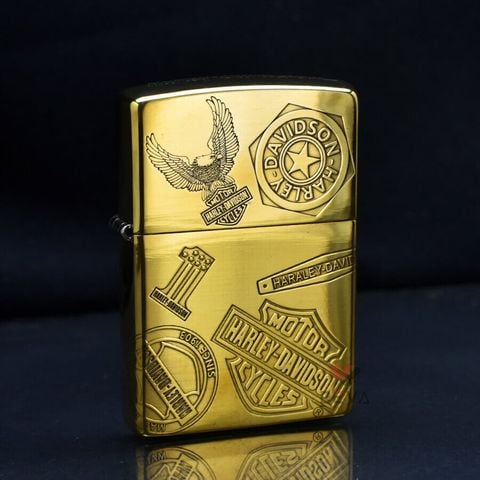 Zippo Khắc Logo Thương Hiệu Harley-Davidson ZN114