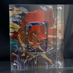 Zippo Hộp Mica Sơn Chủ Đề Hổ Gầm ZN119