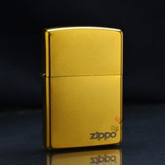 Zippo Mạ Satin Vàng Regular Street Chrome ZT08