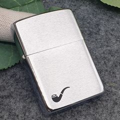 Zippo bạc xước logo tẩu thuốc 1982 C286