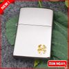 Zippo Satin cỏ 4 lá ZK83