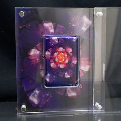 Zippo Hộp Mica Sơn Chủ Đề Nhất Niệm Hoa Khai ZN130