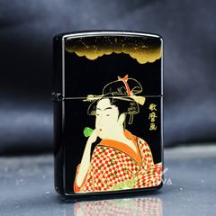 Zippo 1996 sơn mài thủ công Nhật Bản C15