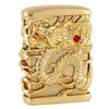 Zippo ốp Emblem hình rồng vàng ZD26