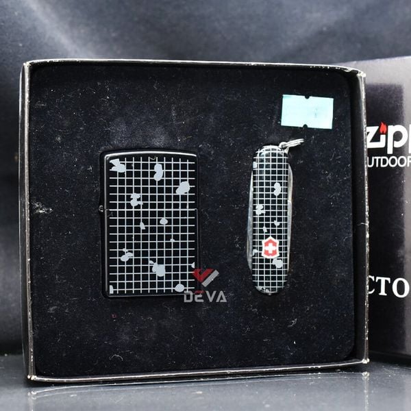 Set Zippo 1999 Victorinox đen C38