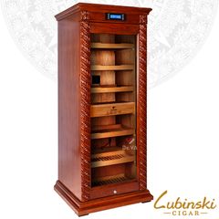 Tủ xì gà LUBINSKI nhiệt độ và độ ẩm gỗ tuyết tùng gỗ giữ ẩm LB 180