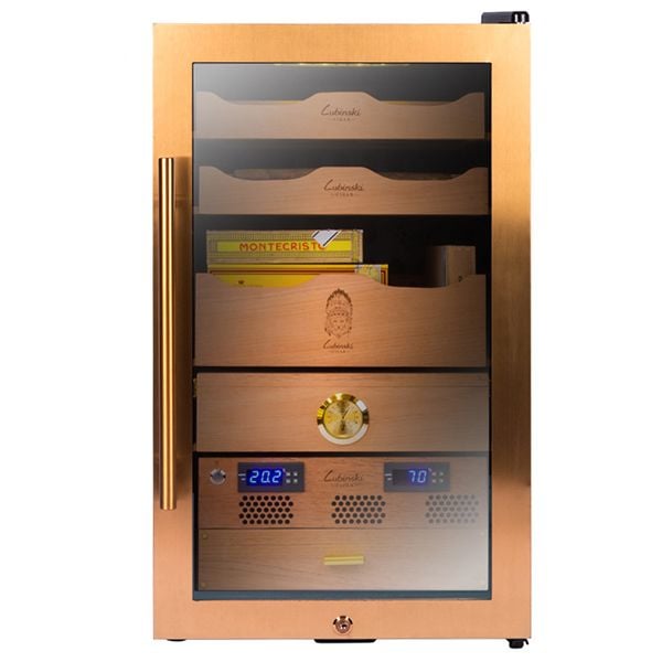 Tủ bảo quản xì gà 300 điếu gỗ Tuyết Tùng Lubinski RA 222