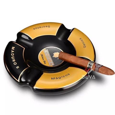 Gạt tàn cigar Cohiba 4 điếu sứ G116