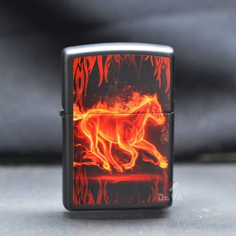 Bật lửa Zippo Mỹ Horse Flaming Z90