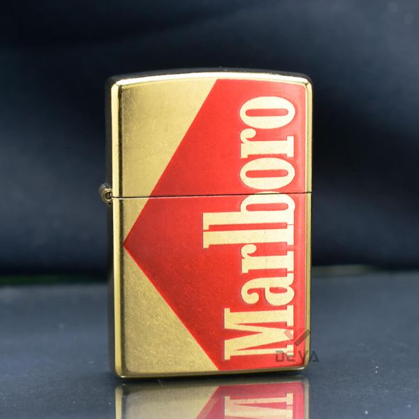 Zippo Vàng Bụi Sơn Chủ Đề Marlboro ZN270