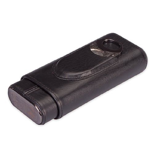 Bao da đựng xì gà có dao cắt lubinski HY 3305