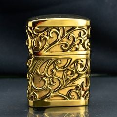 Zippo Ốp Nổi Phù Điêu Hoa Văn Cổ Điển ZN146