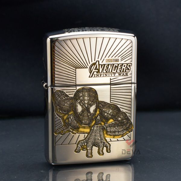 Zippo Armor Khắc Siêu Anh Hùng Người Nhện Spiderman ZN161