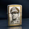 Zippo Armor Khắc Con Tem In Tướng Mỹ Douglas MacArthur ZN164