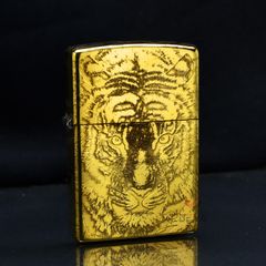 Zippo Khắc Hình Hổ Rình Mồi ZN154