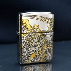 Zippo Armor Khắc Hình Ảnh Thần Chết The Death ZN168