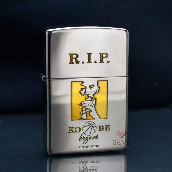 Zippo Tưởng Nhớ Huyền Thoại Bóng Rổ Mỹ Kobe Bryant ZN182