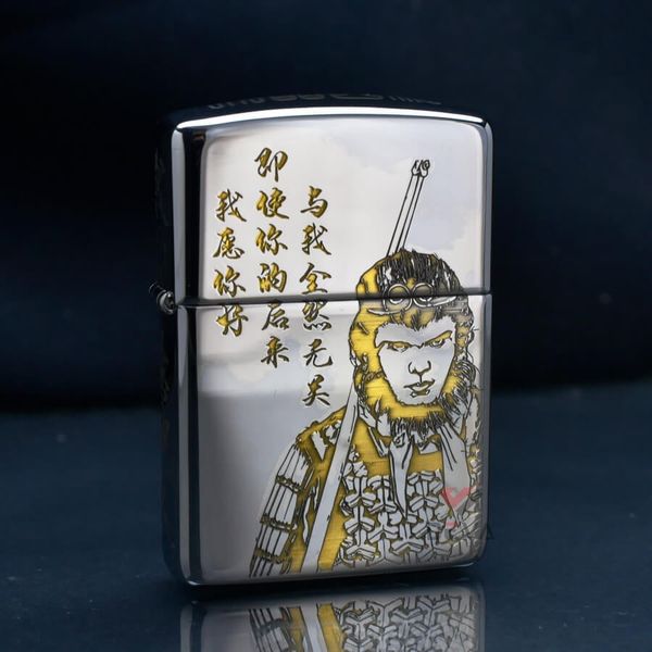 Zippo Armor Khắc Hình Tôn Ngộ Không Của Châu Tinh Trì ZN183