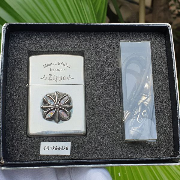 Set Zippo Emblem hình hoa 1998 C131