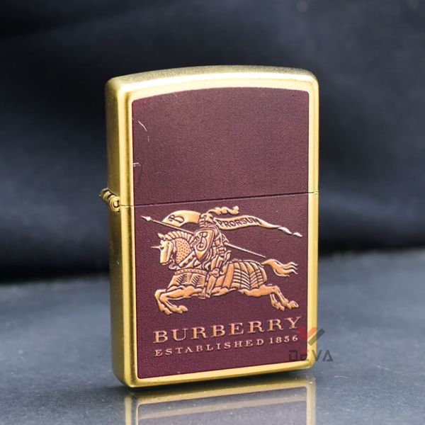 Zippo In Chủ Đề Hãng Thời Trang Burberry ZN274