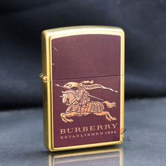 Zippo In Chủ Đề Hãng Thời Trang Burberry ZN274