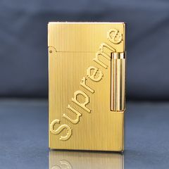 Dupont kẻ sọc Chữ Supper nổi D185