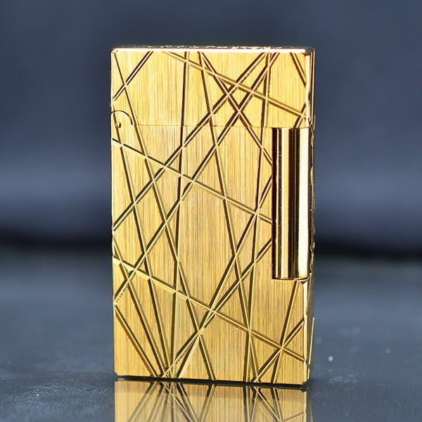 Bật lửa ST Dupont kẻ chìm chéo Độc Lạ D186