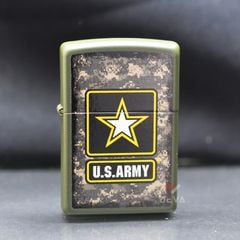 Zippo Sơn Xanh Bộ Đội Chủ Đề Quân Đội Mỹ US Army Z325