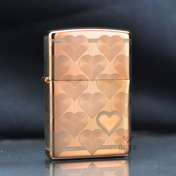 Zippo Trái tim Tình Yêu Heart Design Z326