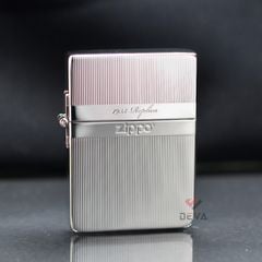 Zippo Tái Bản 1935 Bản Lề Ngoài Vân Nhỏ Kẻ Dọc ZN197