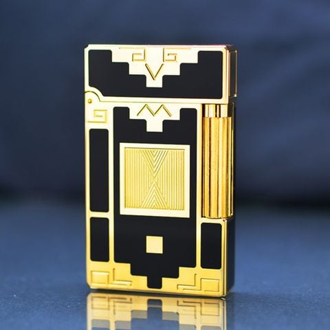 Mua bật lửa dupont hong kong son mai den  D77V