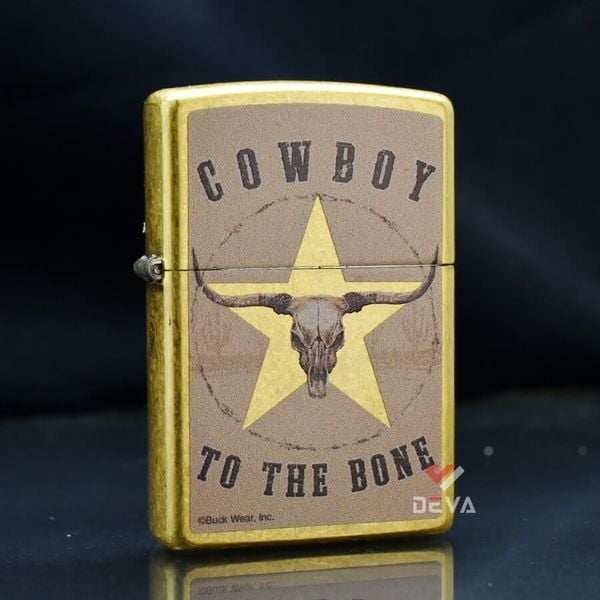 Zippo Chủ Đề Buck Wear Cowboy To The Bone Z126