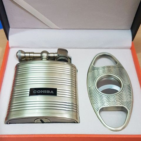 Set bật lửa và dao cắt xì gà 2 món Cohiba T311
