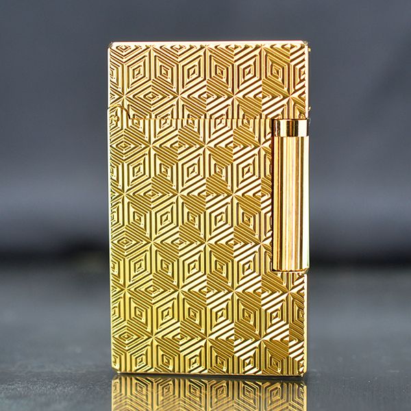 Bật lửa ST Dupont Hong Kong ô vuông đẹp D98