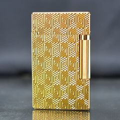 Bật lửa ST Dupont Hong Kong ô vuông đẹp D98