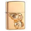Zippo ốp Emblem Hình Chuột ZN219