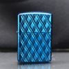 Zippo Armor Xanh Vân Kim Cương 3D Blue Diamonds Design Z332