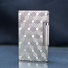 Dupont  trắng bạc hoa văn lục giác 3D D101