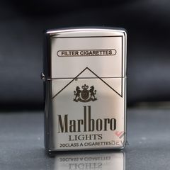 Zippo Mạ Chrome Khắc Chủ Đề Marlboro ZK99