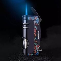 Bật Lửa Khò Xì Gà 1 tia Kèm Đục BCZ 487