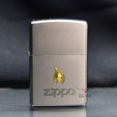 Zippo Satin Khắc CNC Ngọn Lửa Thương Hiệu Zippo ZK106