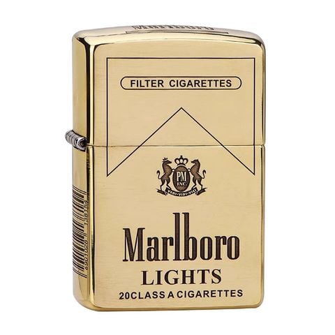 Zippo Marlboro khắc mã vạch ăn mòn axit Z151