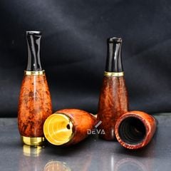 Tẩu gỗ thạch nam cán sừng Freesize TN07