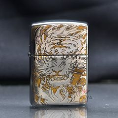 Zippo Khắc Sâu Hình Mãnh Hổ ZK116