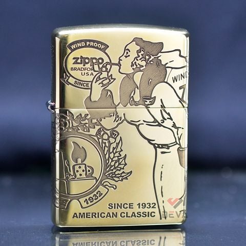 Bật lửa Zippo cô gái Wind Proof Z162