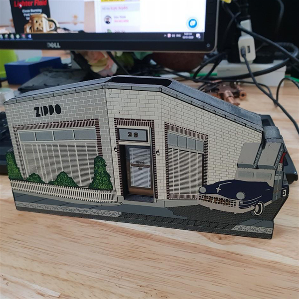 Tái bản 1941 chủ đề nhà máy zippo giới hạn C452