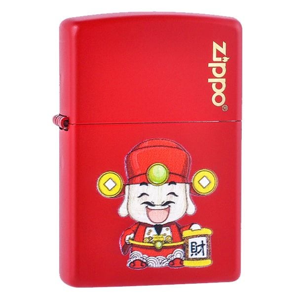 Zippo thần tài may mắn Z349