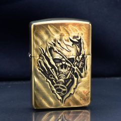 Zippo Armor Chủ Đề Đầu Lâu 3D Skull Clock ZD33
